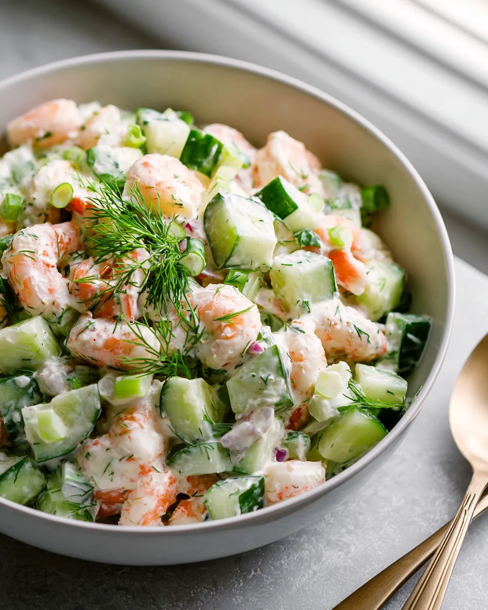 Refreshing Cucumber Shrimp Salad Recipe for a Healthy Meal