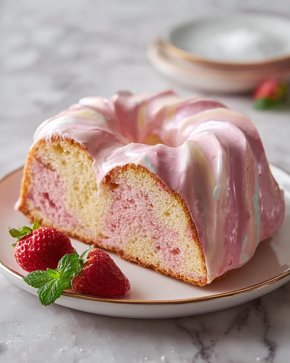 Delicious Strawberry Milkshake Pound Cake Recipe to Try Today!