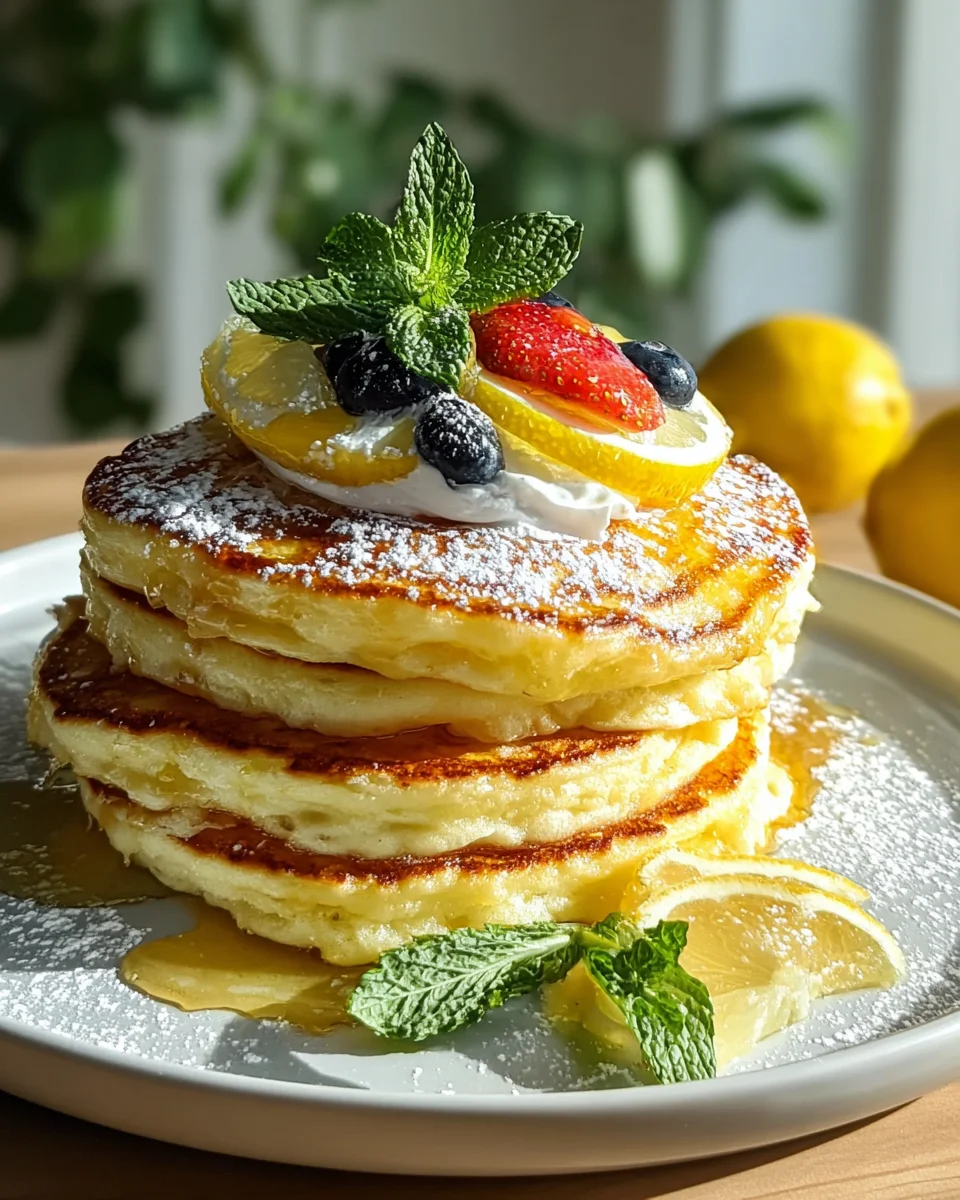 Zesty Lemon Ricotta Dream Pancakes