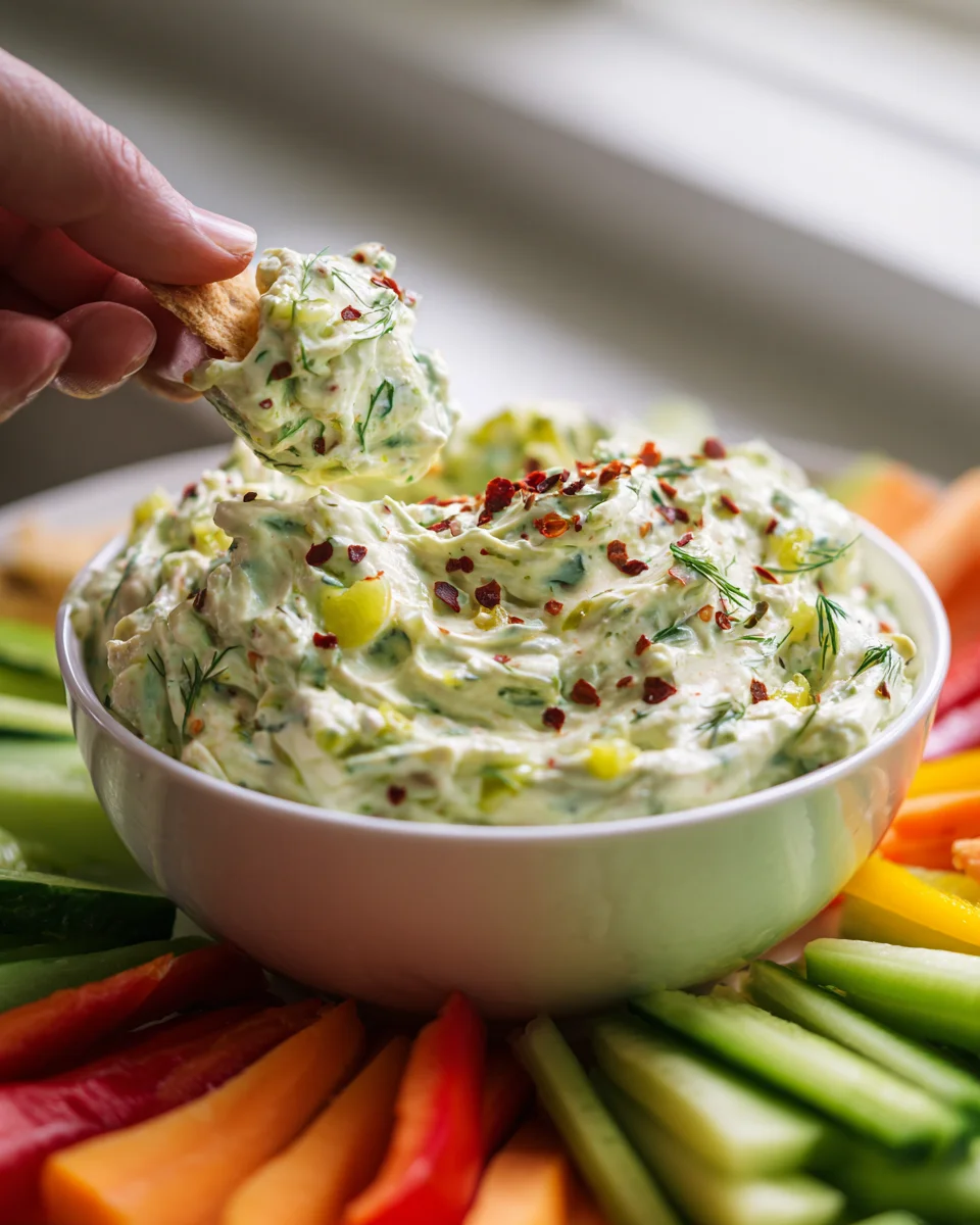 Delicious Spicy Dill Pickle Dip Recipe for Zesty Snacking