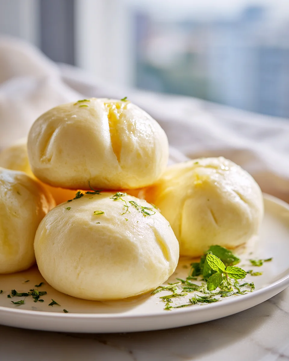 Heavenly Custard-Filled Fluffy Bao Buns