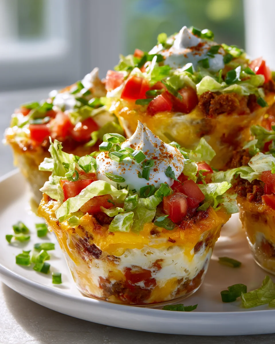 Cheesy Taco Dip Cups: Easy, Delicious Party Appetizer Recipe