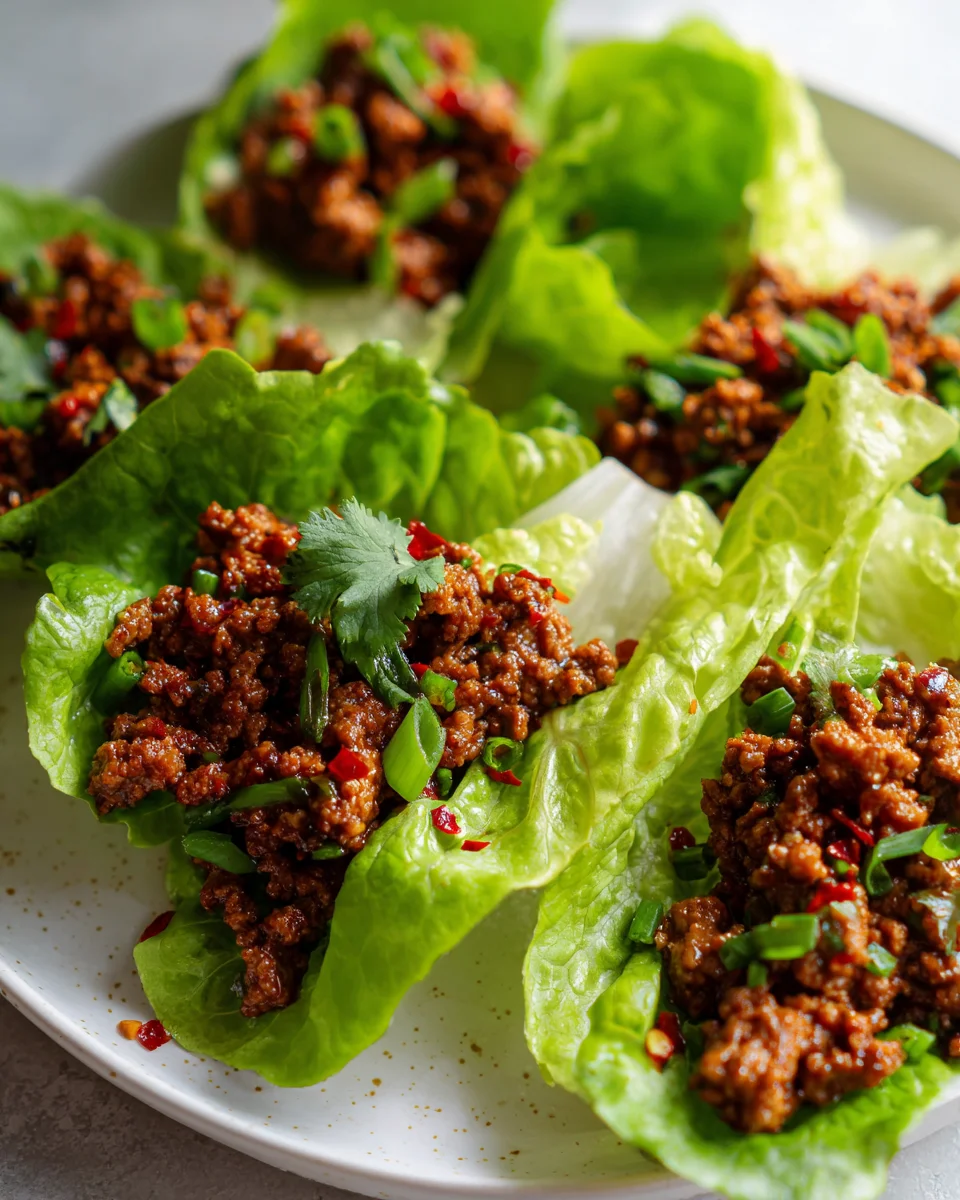 Sweet Chili Beef Lettuce Wraps: Flavorful & Easy Recipe!