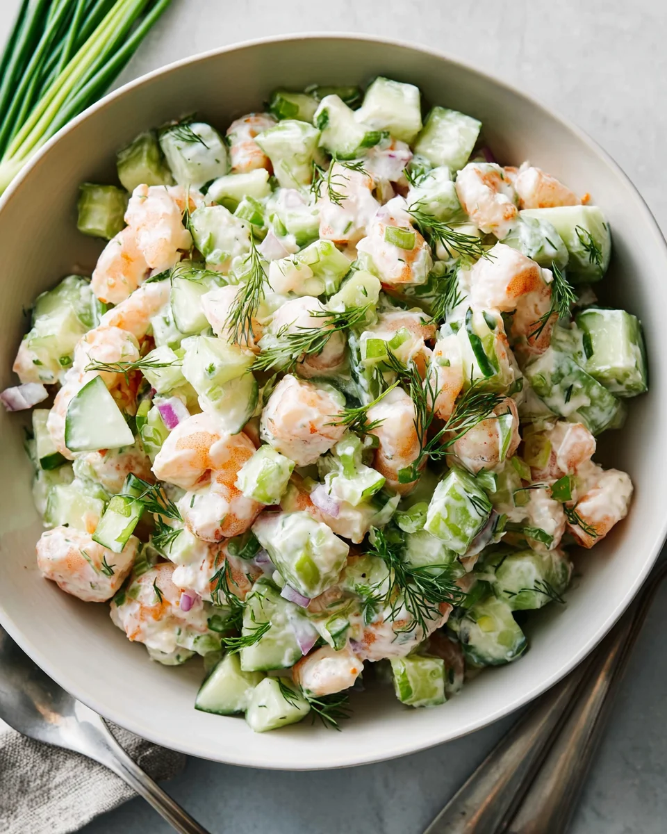 Refreshing Cucumber Shrimp Salad Recipe for a Healthy Meal