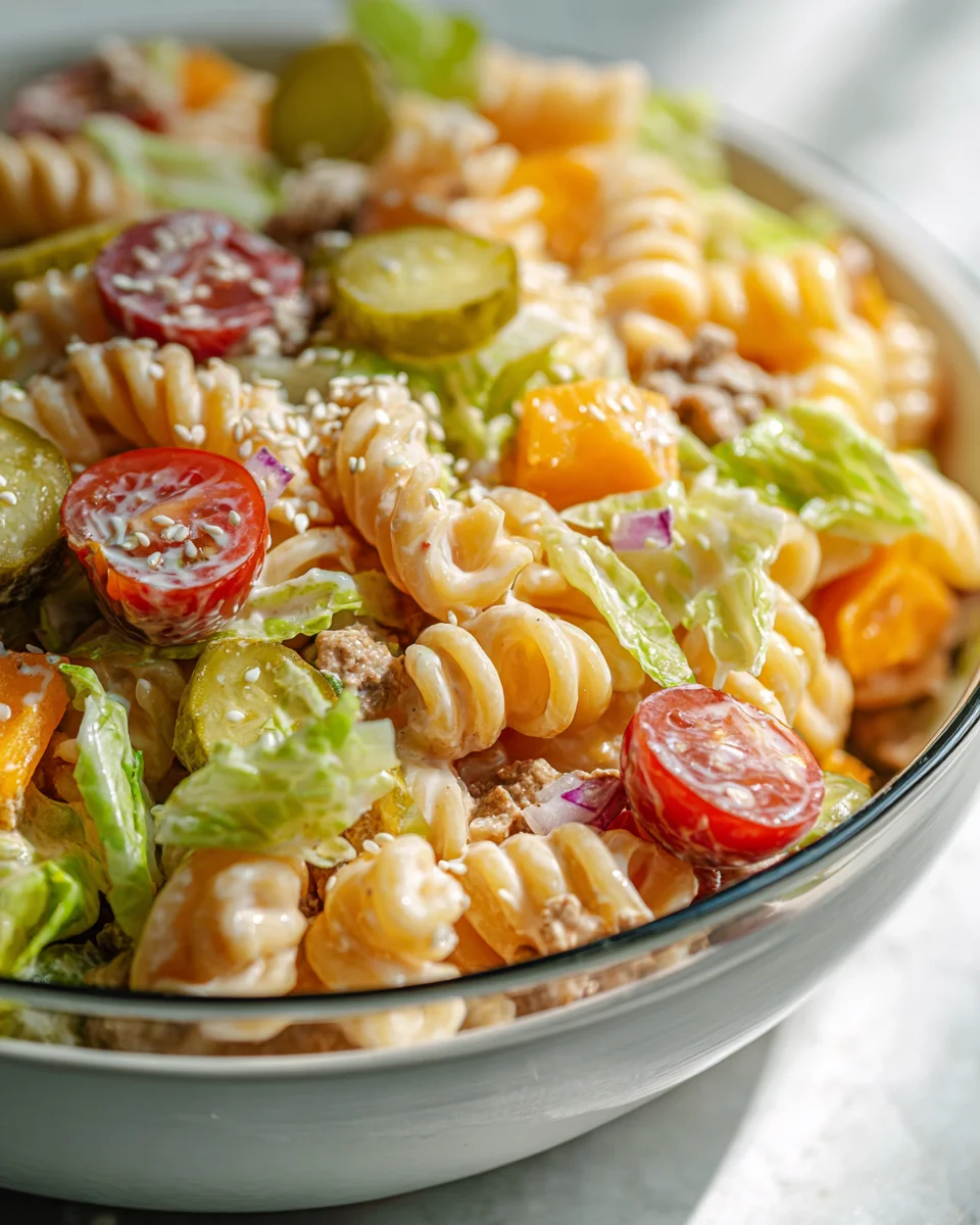 Big Mac Pasta Salad: A Delicious Twist on a Classic Favorite