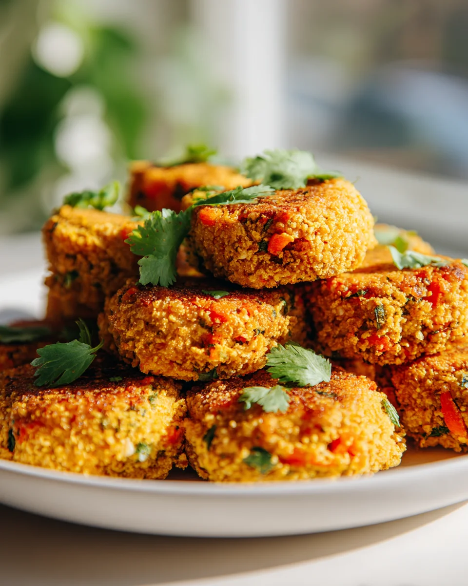 Crispy Coconut Curry Chickpea Nuggets Recipe for Vegans