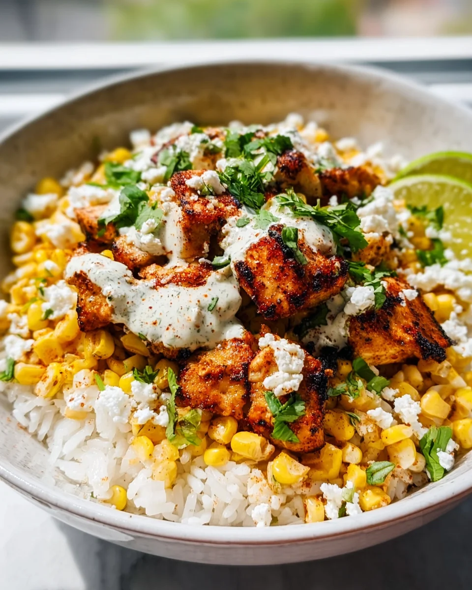 Delicious Street Corn Chicken and Rice Bowls Recipe to Try!