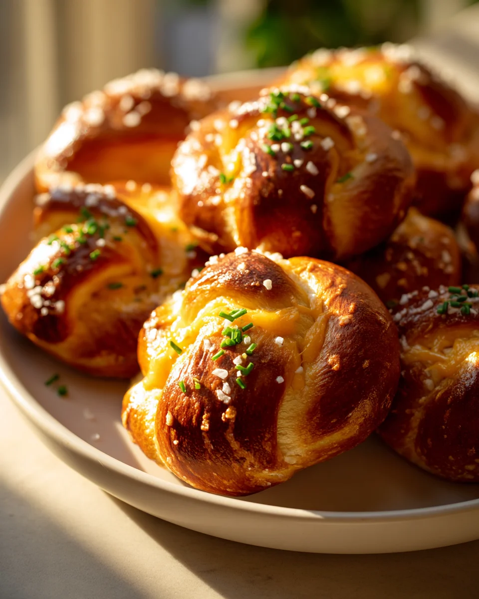 Delicious Stuffed Cheddar Soft Pretzels Recipe to Try Today!