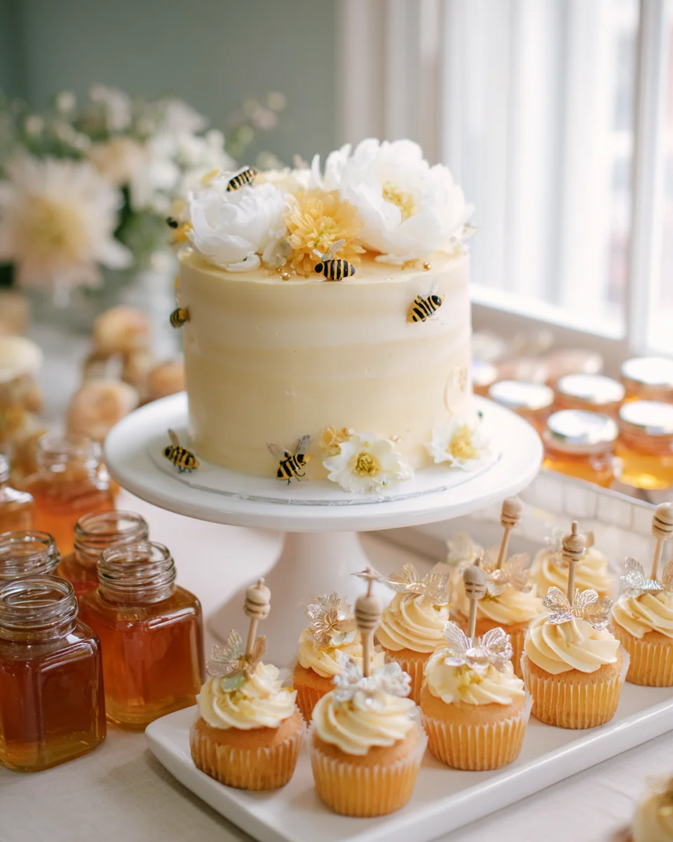 Sweet Honeyed Bliss Mini Cupcakes