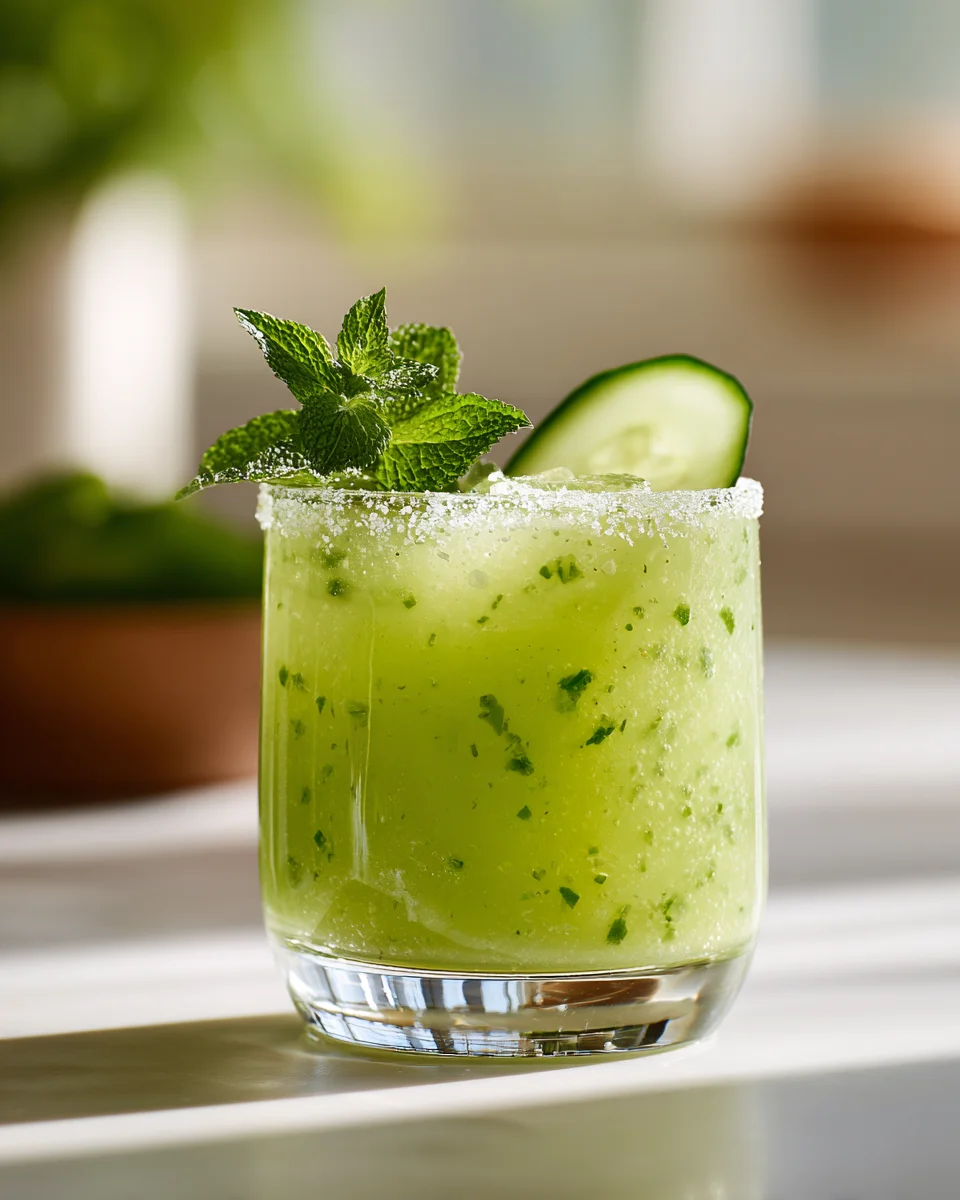 Crisp Cucumber Mint Cooler Delight